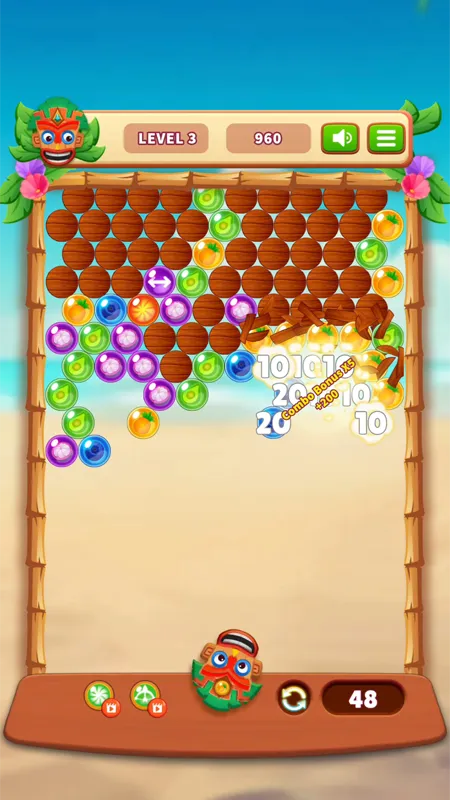 Bubble Shooter Hawaii Screenshot 1