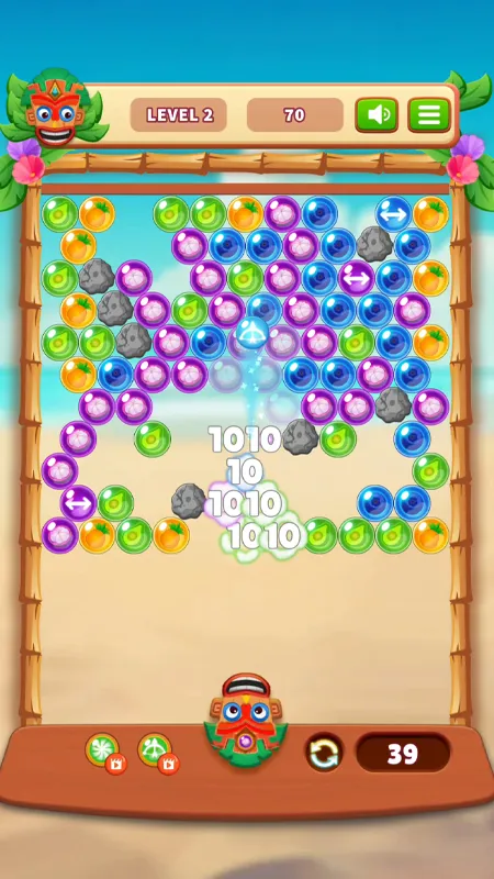 Bubble Shooter Hawaii Screenshot 2